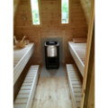 Sauna Pod 2.4 m x 3.0 m Thermo-wood/1 room