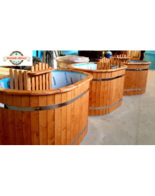 1.10×1.60cm OVAL Hottub with intside heater