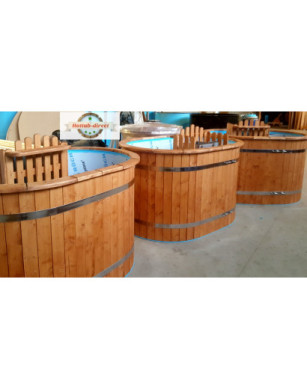 1.10×1.60cm OVAL Hottub with intside heater