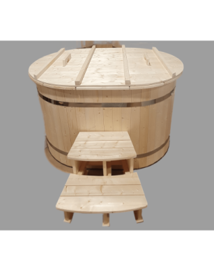 1.10×1.60m OVAL Hottub with outside heater