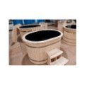 1.10×1.60m OVAL Hottub with outside heater