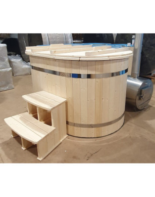1.10×1.60m OVAL Hottub with outside heater