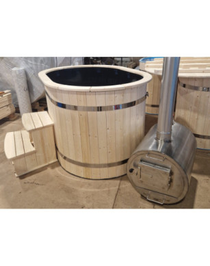 1.10×1.60m OVAL Hottub with outside heater