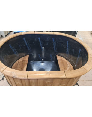 1.10×1.60m OVAL Hottub with outside heater