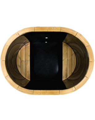 1.10×1.60m OVAL Hottub with outside heater