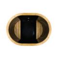 1.10×1.60m OVAL Hottub with outside heater