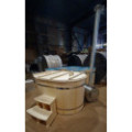 1.10×1.60m OVAL Hottub with outside heater