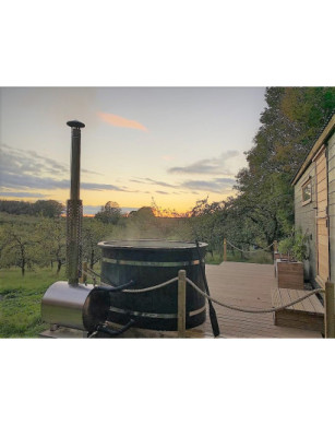 1.10×1.60m OVAL Hottub with outside heater