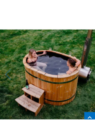 1.10×1.60m OVAL Hottub with outside heater