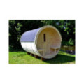 2,4m long Pine Barrel Sauna (Ø 2,27 m)