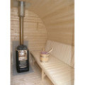 2,4m long Pine Barrel Sauna (Ø 2,27 m)