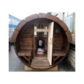 2,4m long Pine Barrel Sauna (Ø 2,27 m)