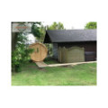 2,4m long Pine Barrel Sauna (Ø 2,27 m)