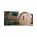 1,7m long Barrel Sauna (Ø 1.97 m) with Electric Heater