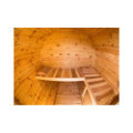 1,7m long Barrel Sauna (Ø 1.97 m) with Electric Heater