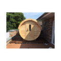 1,7m long Barrel Sauna (Ø 1.97 m) with Electric Heater