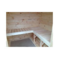 1,7m long Barrel Sauna (Ø 1.97 m) with Electric Heater