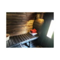 1,7m long Barrel Sauna (Ø 1.97 m) with Electric Heater