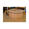 Ø200cm Plastic PP Hottub with outside heater