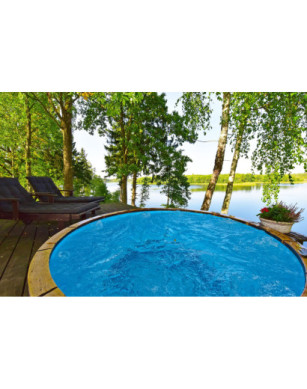 Ø200cm Plastic PP Hottub with outside heater