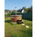 Ø200cm Plastic PP Hottub with outside heater