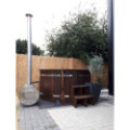Ø200cm Plastic PP Hottub with outside heater