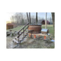 Ø200cm Plastic PP Hottub with outside heater
