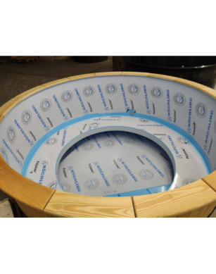 Ø200cm Plastic PP Hottub with outside heater