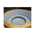 Ø200cm Plastic PP Hottub with outside heater