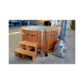 Ø200cm Plastic PP Hottub with outside heater