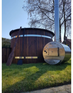 Ø200cm Plastic PP Hottub with outside heater