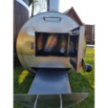 Ø200cm Plastic PP Hottub with outside heater