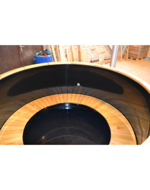 Ø200cm Plastic PP Hottub with outside heater