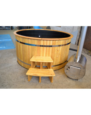 Ø200cm Plastic PP Hottub with outside heater
