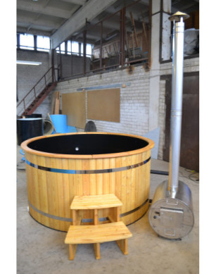 Ø200cm Plastic PP Hottub with outside heater