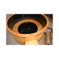Ø200cm Plastic PP Hottub with outside heater