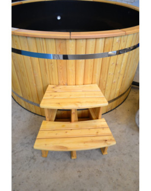 Ø200cm Plastic PP Hottub with outside heater