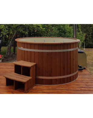 Ø200cm Plastic PP Hottub with outside heater