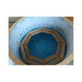Ø180cm Plastic PP Hot tub with outside heater