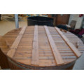 Ø180cm Plastic PP Hot tub with outside heater