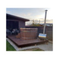 Ø180cm Plastic PP Hot tub with outside heater