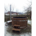 Ø180cm Plastic PP Hot tub with outside heater