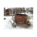 Ø180cm Plastic PP Hot tub with outside heater
