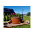 Ø180cm Plastic PP Hot tub with outside heater