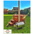 Ø180cm Plastic PP Hot tub with outside heater
