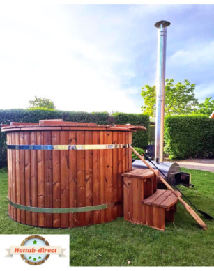 Ø180cm Plastic PP Hot tub with outside heater