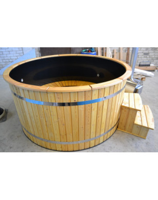 Ø180cm Plastic PP Hot tub with outside heater