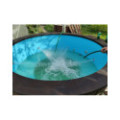 Ø180cm Plastic PP Hot tub with outside heater
