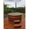 Ø180cm Plastic PP Hot tub with outside heater