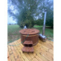 Ø180cm Plastic PP Hot tub with outside heater